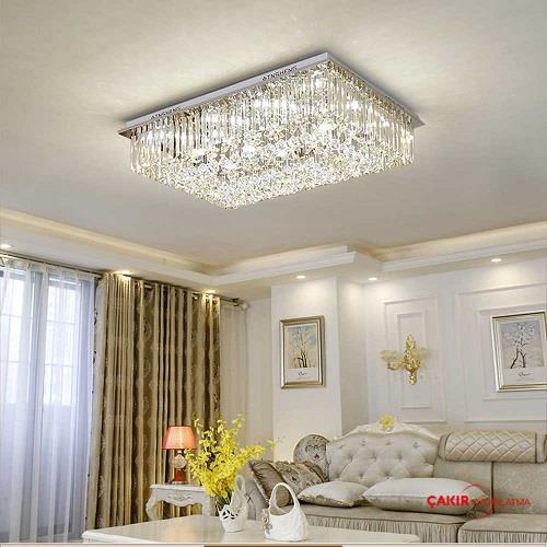 Novo Lustre Design Modern Kristal Avize