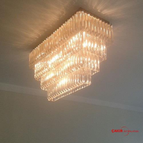 Четырехэтажная хрустальная люстра Galaxy Lighting