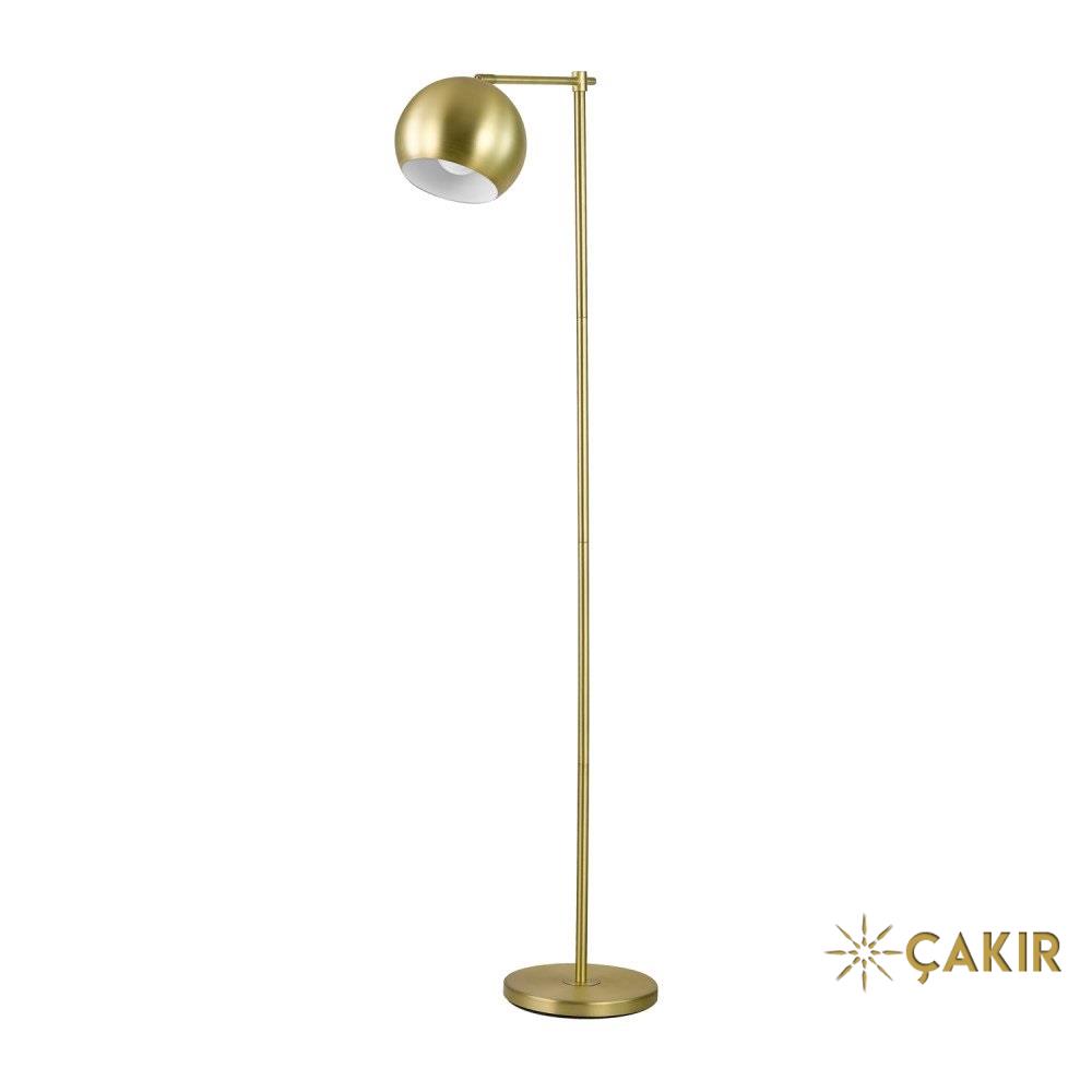 Globe Electric Molly Yellow Tumbled Floor Lamp