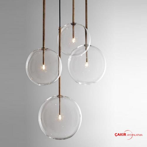 Подвесной светильник Luminaire Design Globe Ball из стекла
