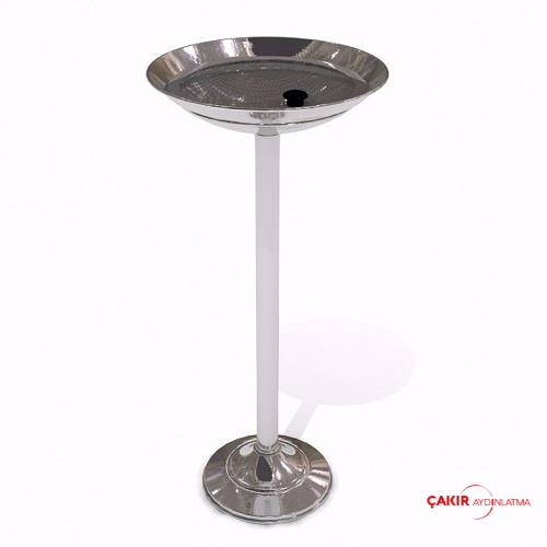 Пепельница Geode Torch из нержавеющей стали с ножками