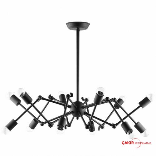 Подвесной светильник Reagan Octopus-Look Matte Black