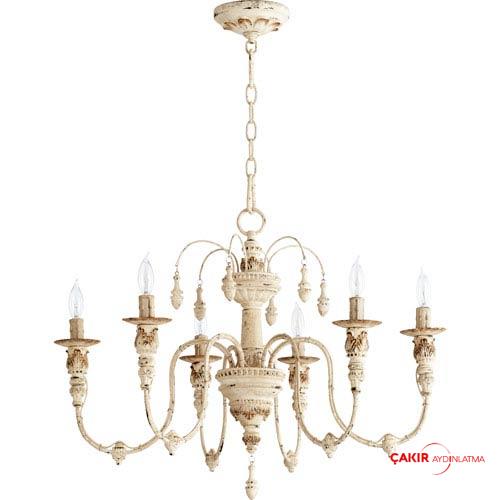 Французская деревенская люстра LALUZ с 6 рожками