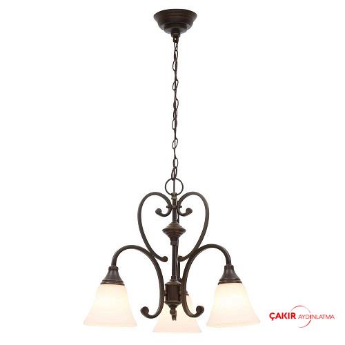 Hampton Bay Somerset 3-Arm Bronze Chandelier
