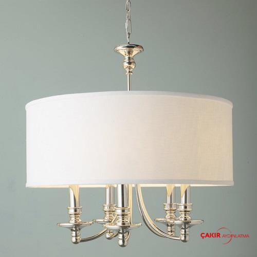 Elegancka Krom Detaylı Kumaş Sarkıt