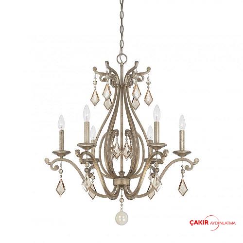 Kichler Hayman Bay 6 Kollu Pirinç Avize