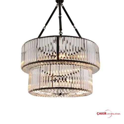 ثريا إيشهولتز إنفينيتي مزدوجة الكريستال باللون الأسود