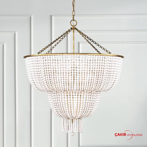 ثريا أيرين جاكلين المزينة بالخرز ذات الطبقتين